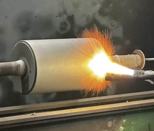 MS onsite coating application roll repair