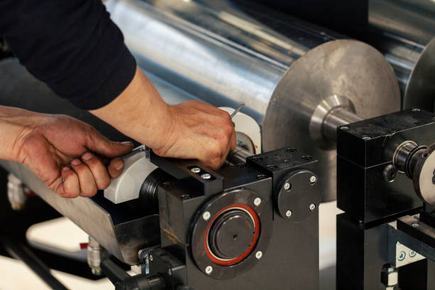 Flexographic drum repair onsite